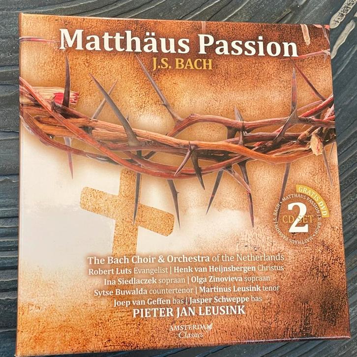 J.S. Bach Matthäus Passion (2CD + DVD Boxset), Cd's en Dvd's, Cd's | Klassiek, Zo goed als nieuw, Vocaal, Barok, Boxset, Ophalen of Verzenden