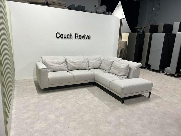 GRATIS LEVERING Z.G.A.N Montel hoekbank 265x230 Gereinigd, Huis en Inrichting, Banken | Bankstellen, Zo goed als nieuw, Vierpersoons of meer