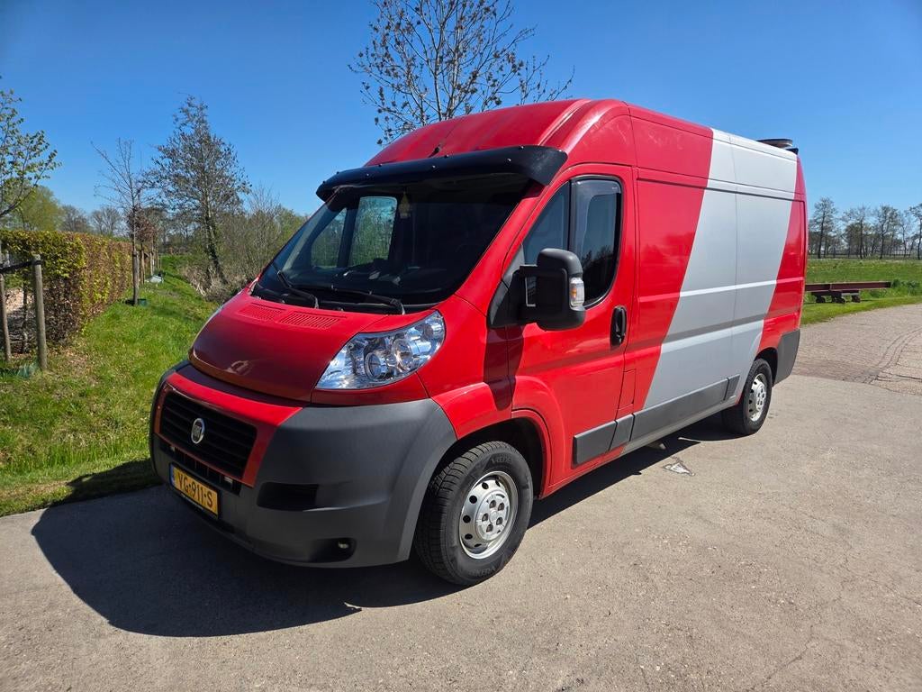 Fiat Ducato GB 30 2.3 MJ 130pk L2H2 2014 1e eigenaar, Voorwielaandrijving, Stof, Zwart, Onderhoudsboekje