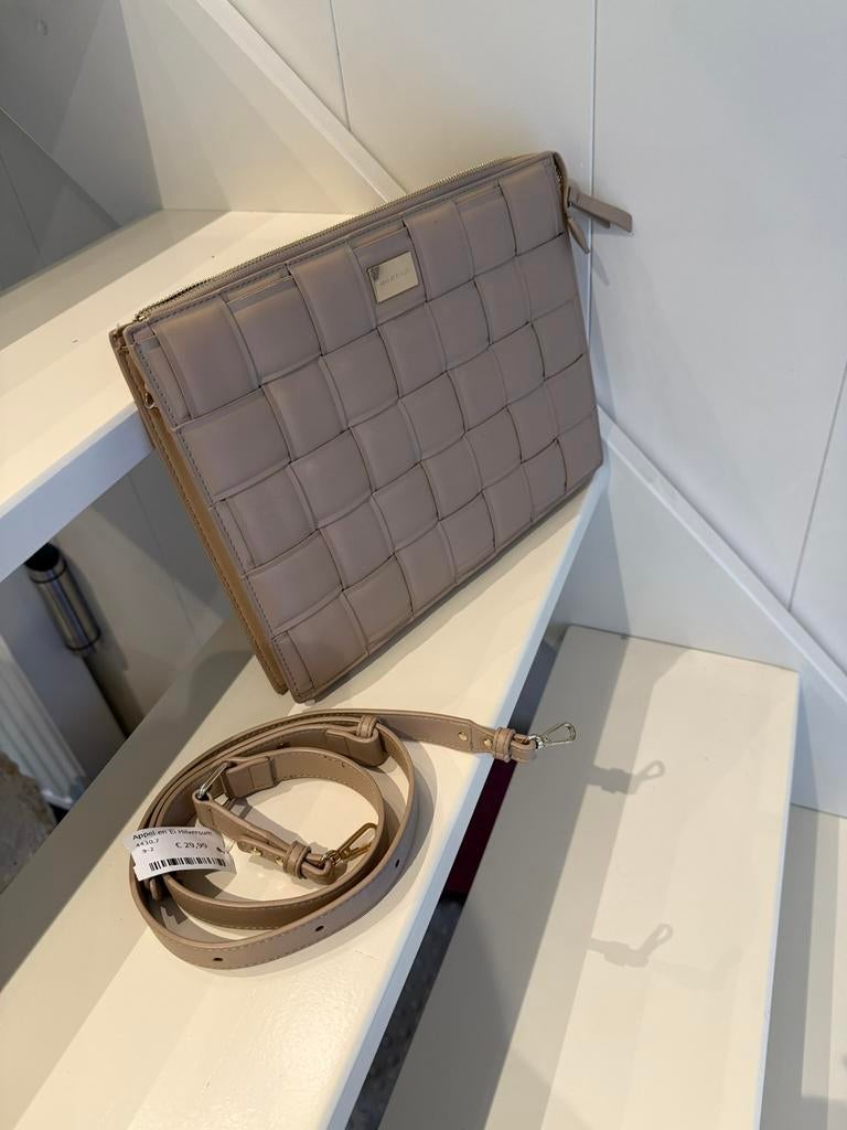 Ideal of sweden tasje clutch beige/bruin, Sieraden, Tassen en Uiterlijk, Tassen | Damestassen, Ophalen of Verzenden, Nieuw, Beige