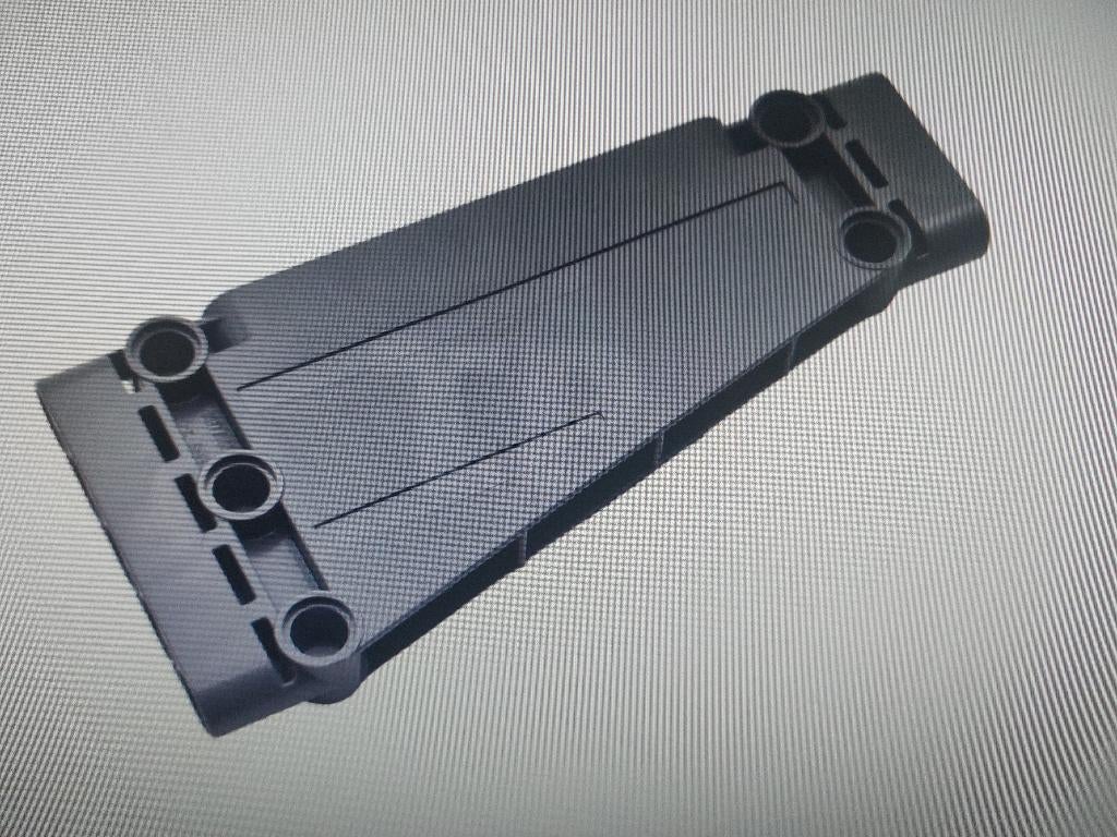 10 technic Lego paneel plaat 5x11x1 schuin donkergrijs, Lego, Ophalen of Verzenden, Zo goed als nieuw, Technic
