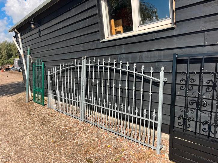 AANBIEDING TUIPOORTEN SIERPOORT INRIJPOORT, Tuin en Terras, Tuinpoorten, Zo goed als nieuw, Draaipoort, IJzer, 100 tot 150 cm