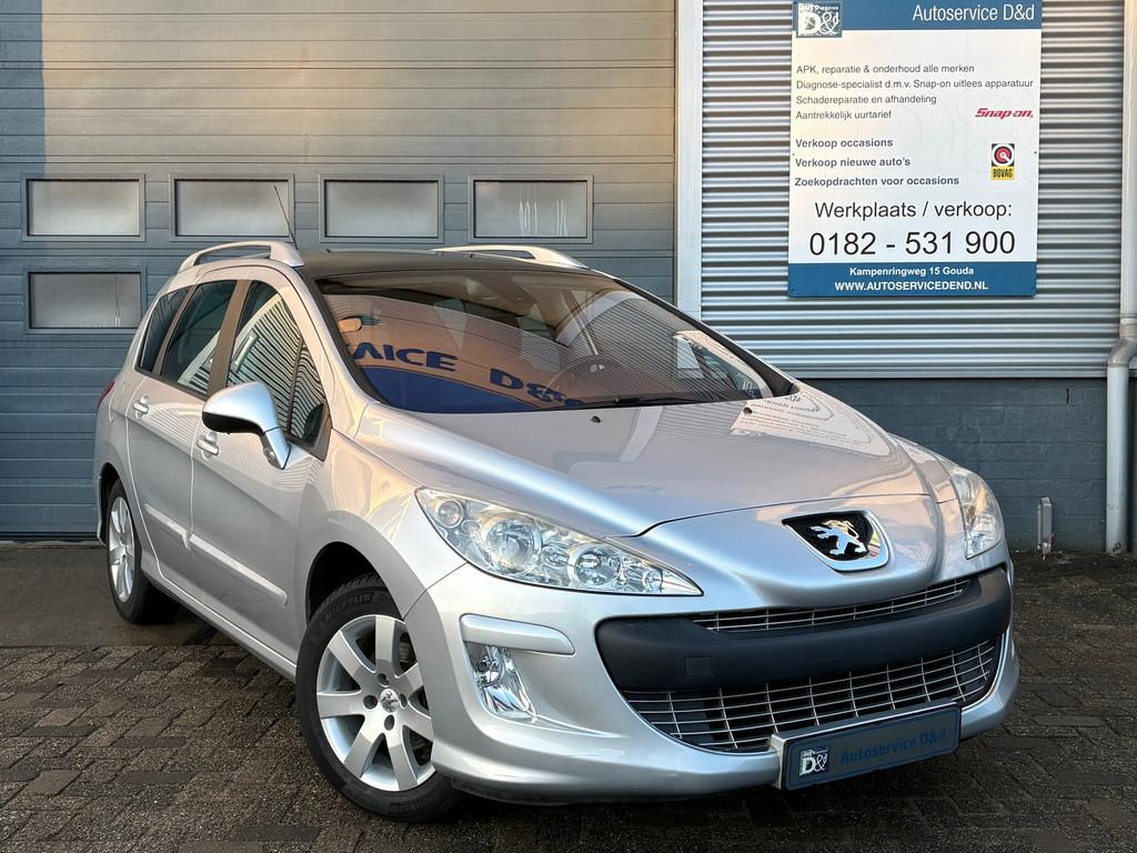 Peugeot 308 SW 1.6 VTi XS 2009|Cruise|PDC|7persoos|Trekhaak|, Voorwielaandrijving, Gebruikt, 4 cilinders, 1415 kg