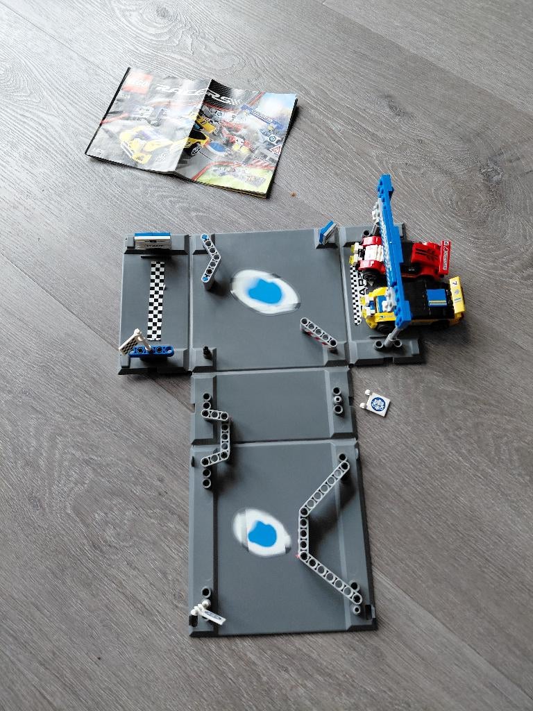 LEGO Racers Ice Rally - 8124, Ophalen of Verzenden, Gebruikt, Complete set, Lego