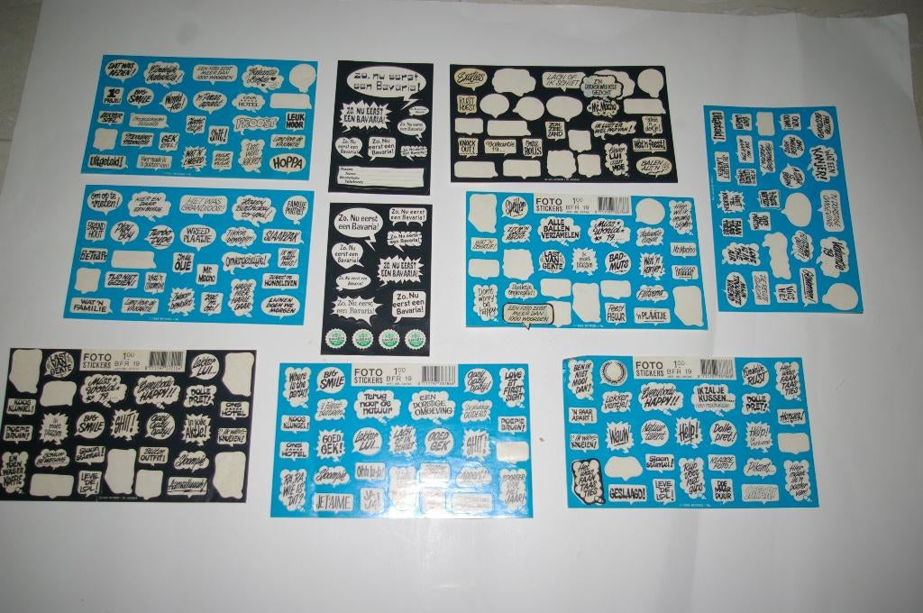 Diverse ballon/foto stickers, Ophalen of Verzenden, Nieuw, Meerdere stickers