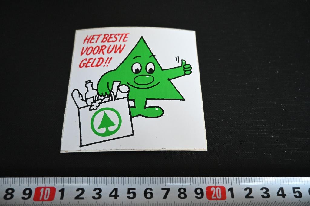 sticker Supermarkt SPAR Het beste voor uw geld !!  PMD339, Verzamelen, Ophalen, Zo goed als nieuw