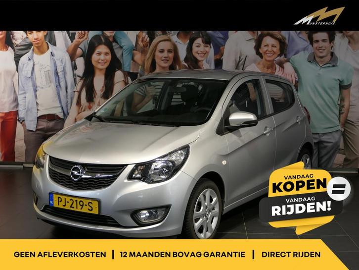 Opel KARL 1.0 ecoFLEX Edition - Sensor achter - Radio - Blue, Auto's, Opel, Bedrijf, Te koop, Karl, ABS, Airbags, Airconditioning