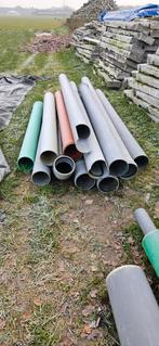 PVC buis rond 160mm korte lengtes met mof, Doe-het-zelf en Verbouw, Ophalen, Gebruikt, Pvc, Minder dan 2 meter