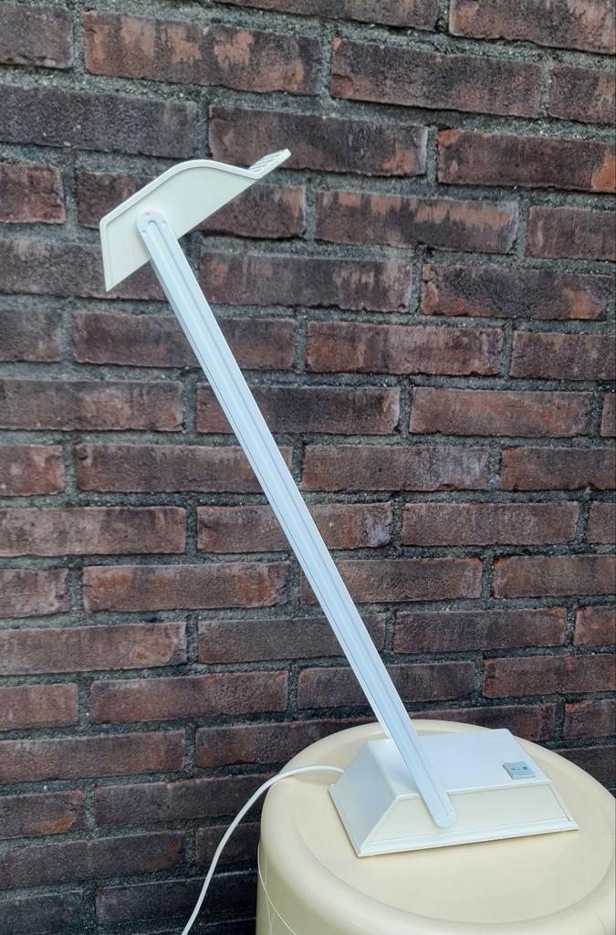 Osram Halostar design tafellamp verstelbaar crème wit mooi, Huis en Inrichting, Lampen | Tafellampen, Zo goed als nieuw, Minder dan 50 cm