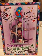 Kaart van cowboy billie boem met handtekeningen, Ophalen of Verzenden, Foto of Kaart