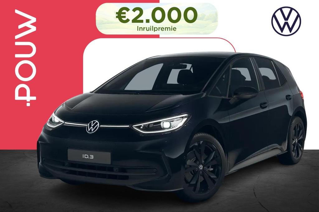 Volkswagen ID.3 204pk Pro Limited Edition 59 kWh | Steunhaak, Automaat, 12 maanden, Zwart, 429 km