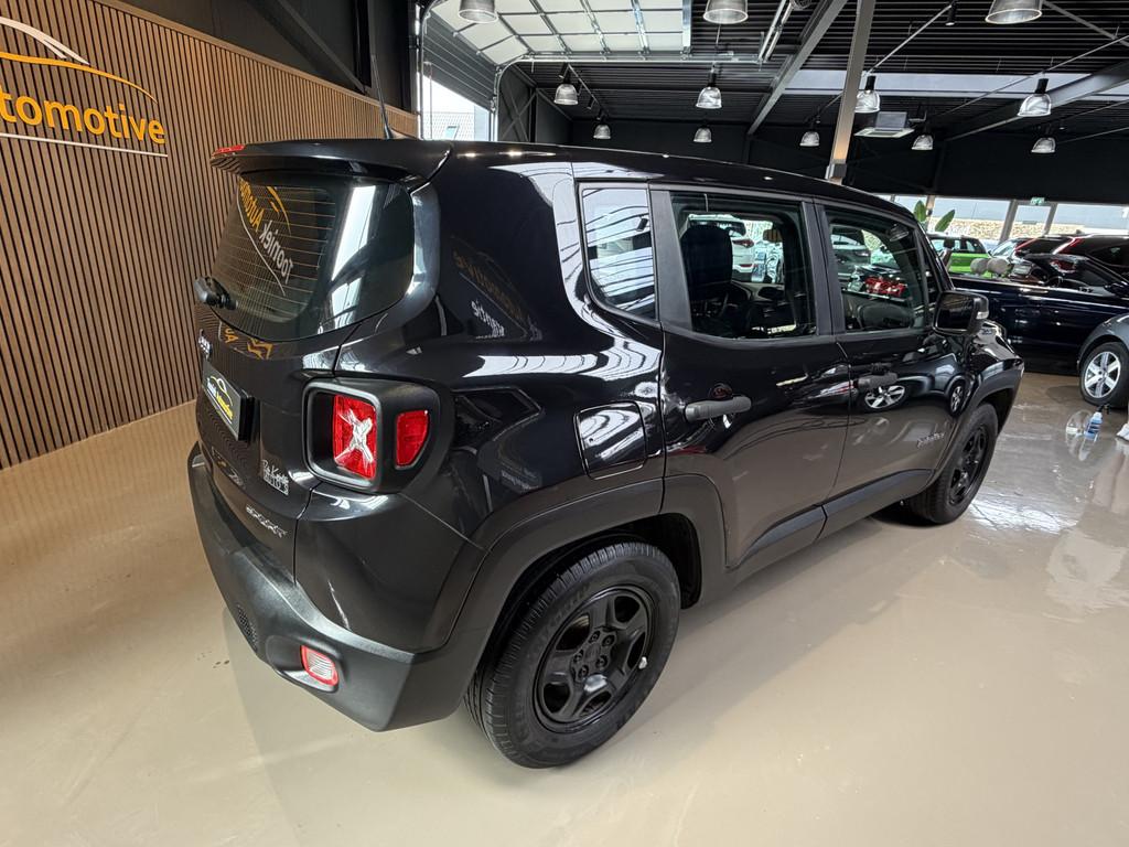 Jeep Renegade 1.0T Sport Airco El. Ramen (bj 2020), Auto's, Voorwielaandrijving, 15 km/l, Start-stop-systeem, Zwart