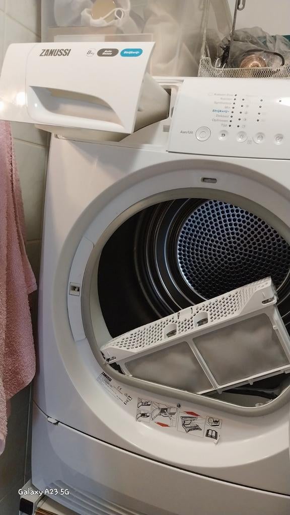 Zanussi droger GRATIS alleen voor bijstandsmoeder, 6 tot 8 kg, Gebruikt, Minder dan 85 cm, Ophalen of Verzenden