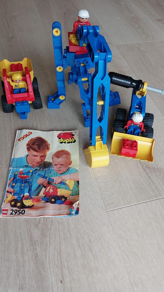 Duplo Toolo 2950 Bouwvoertuigen Set, Kinderen en Baby's, Speelgoed | Duplo en Lego, Ophalen, Gebruikt, Complete set, Duplo