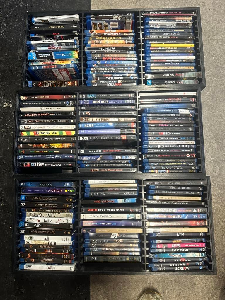 Diverse collectie films en muziek op DVD/Blu-ray, Vanaf 12 jaar, Ophalen of Verzenden, Gebruikt, Muziek en Concerten