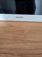 Salora tv 32 inch wit met DVD speler, Gebruikt, 50 Hz, 60 tot 80 cm, Ophalen