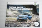 Folder Skoda Rapid Spaceback Scoutline (09-2015) (24), Ophalen of Verzenden, Nieuw, Overige merken