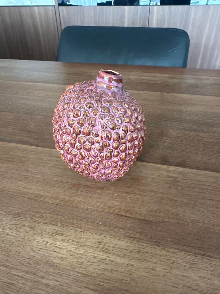 Vaasje van Des Pots - Uniek design, Overige kleuren, Aardewerk of Porselein, Ophalen of Verzenden, Zo goed als nieuw