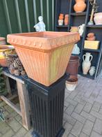 XL terracotta pot tuinpot/kruik, Ophalen of Verzenden, Rond, Steen, Minder dan 30 cm