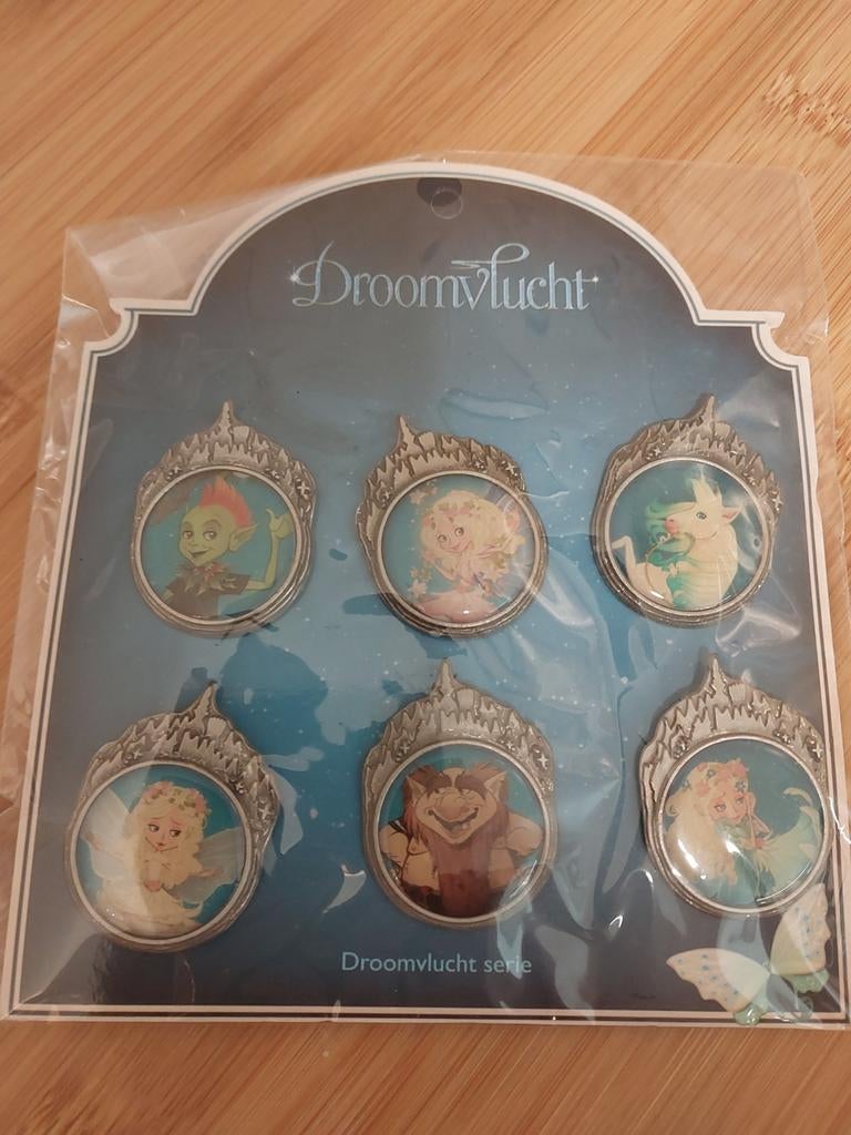 Efteling Droomvlucht Pins Set - Nieuw in Verpakking, Verzamelen, Efteling, Nieuw, Button of Speldje, Ophalen of Verzenden