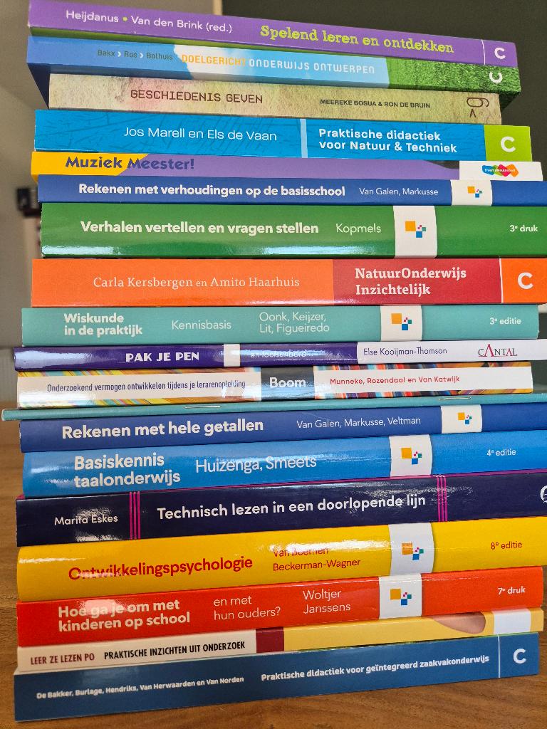 PABO boeken 1e jaar 2025-2026 - Complete set - In nieuwstaat, Boeken, Ophalen of Verzenden, Zo goed als nieuw, Overige niveaus