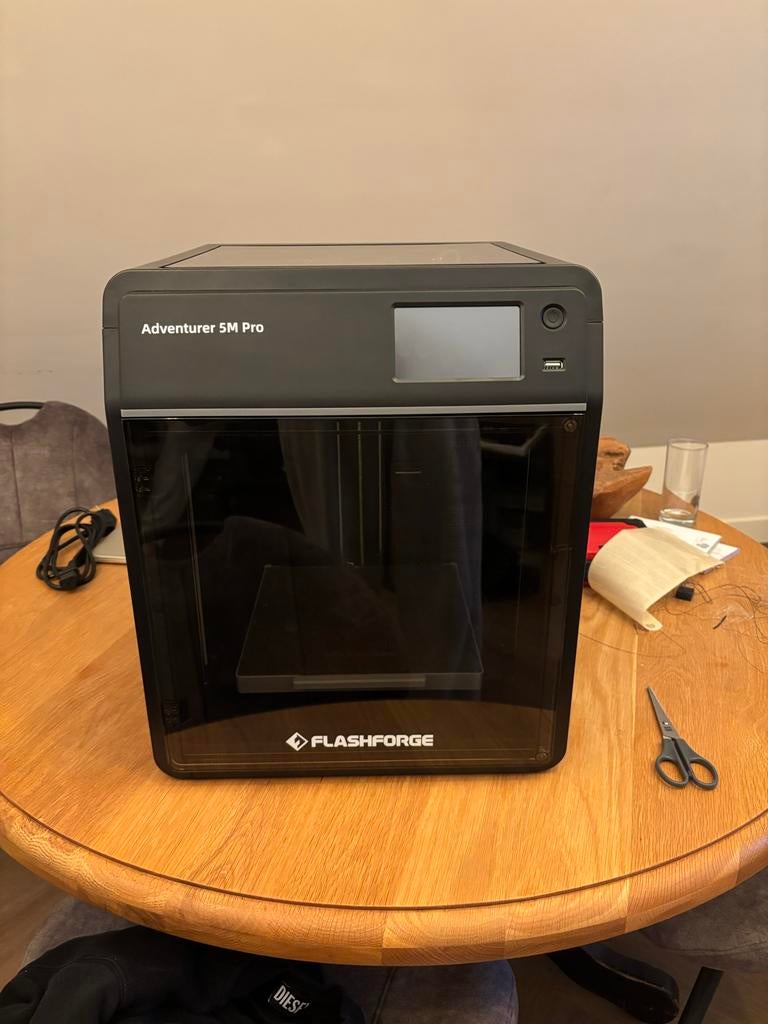 FlashForge Adventurer 5M Pro - ZGAN, Computers en Software, 3D Printers, Ingebouwde Wi-Fi, Ophalen of Verzenden, Zo goed als nieuw
