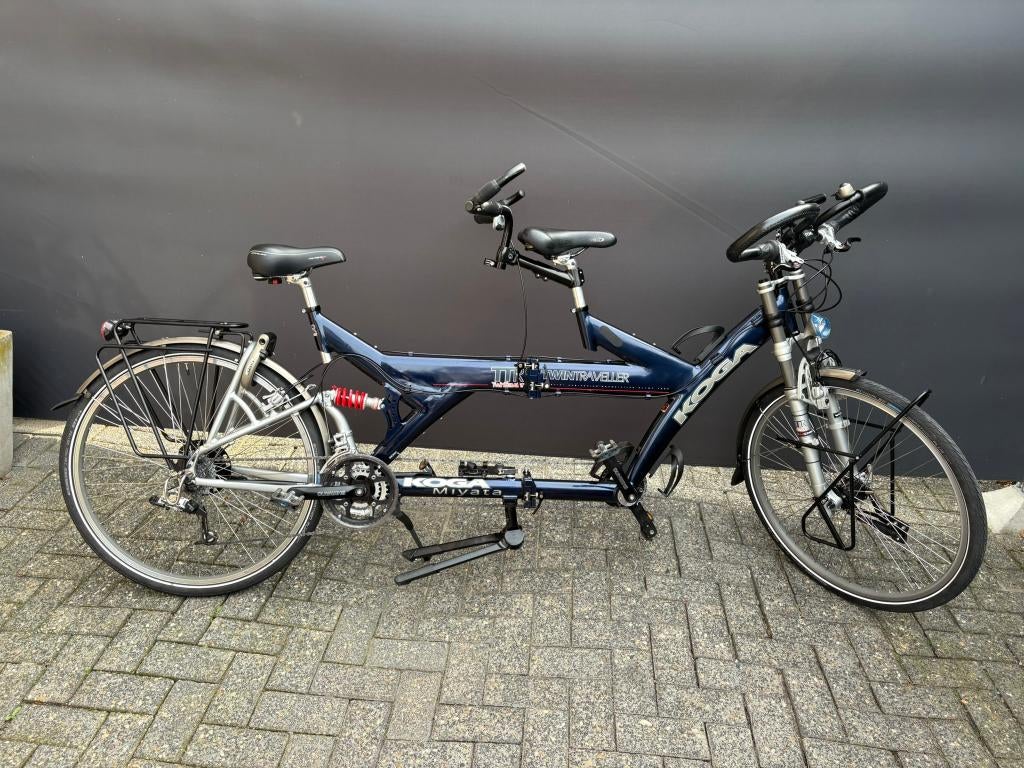 KOGA miyata twintraveller tandem deelbaar blauw, Gebruikt, Opvouwbaar, Koga miyata twintraveller, 47 tot 51 cm