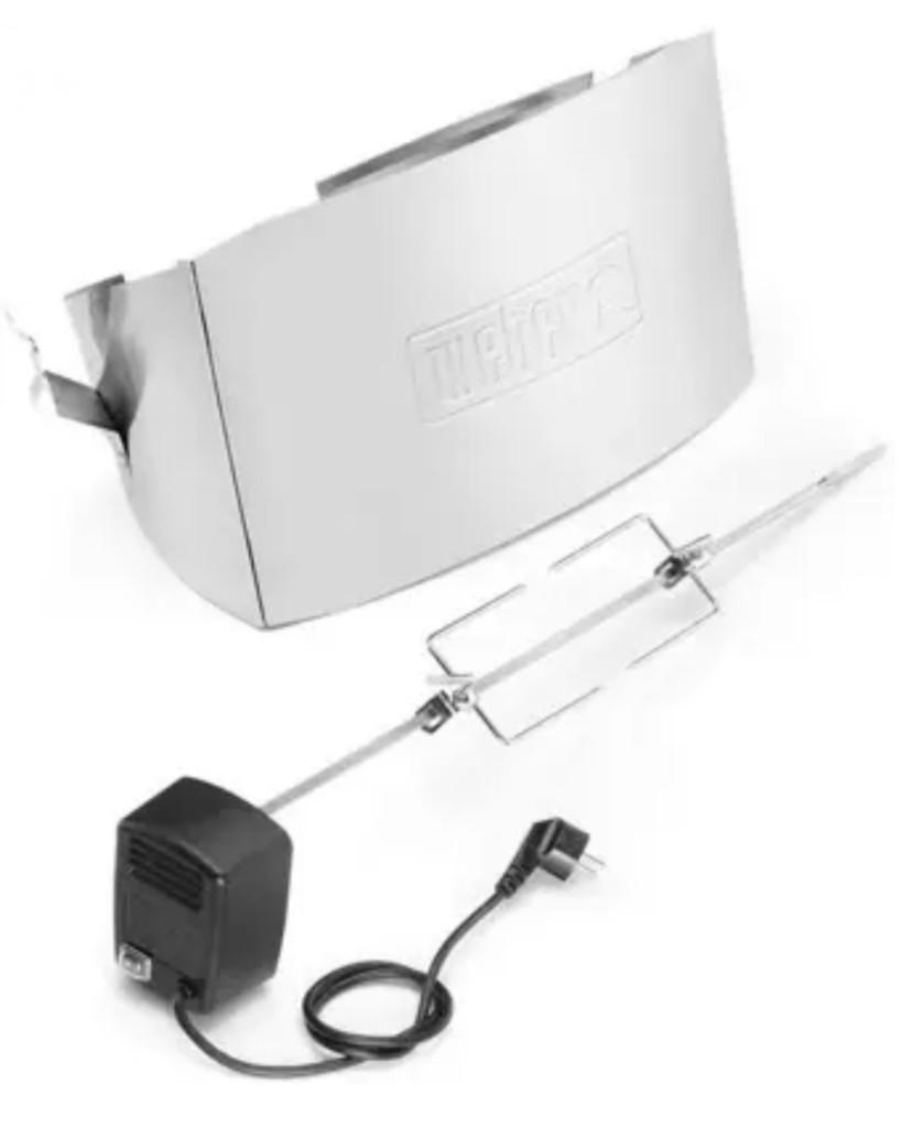 Weber draaibare Spies + draaispiezen set, Ophalen, Zo goed als nieuw, Weber