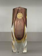 Vintage Mid Century Murano Sommerso Vaas, Ophalen
