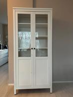 IKEA Hemnes Kast - Witte Vitrinekast met Glazen Deuren, Ophalen, 50 tot 100 cm, 150 tot 200 cm, 25 tot 50 cm