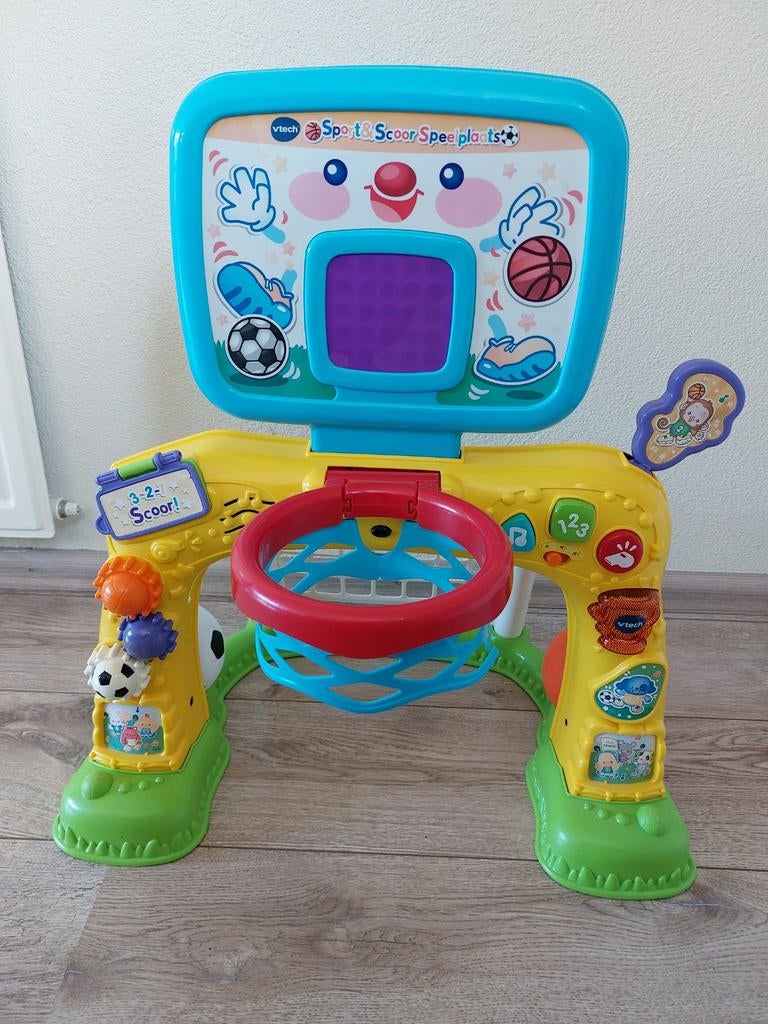 Vtech sport en scoor speelplaats, Ophalen, Zo goed als nieuw, Overige typen, Met geluid
