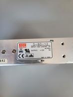 Mean Well S-60-12 Stroomomvormer 12V 5A Voeding, Ophalen of Verzenden