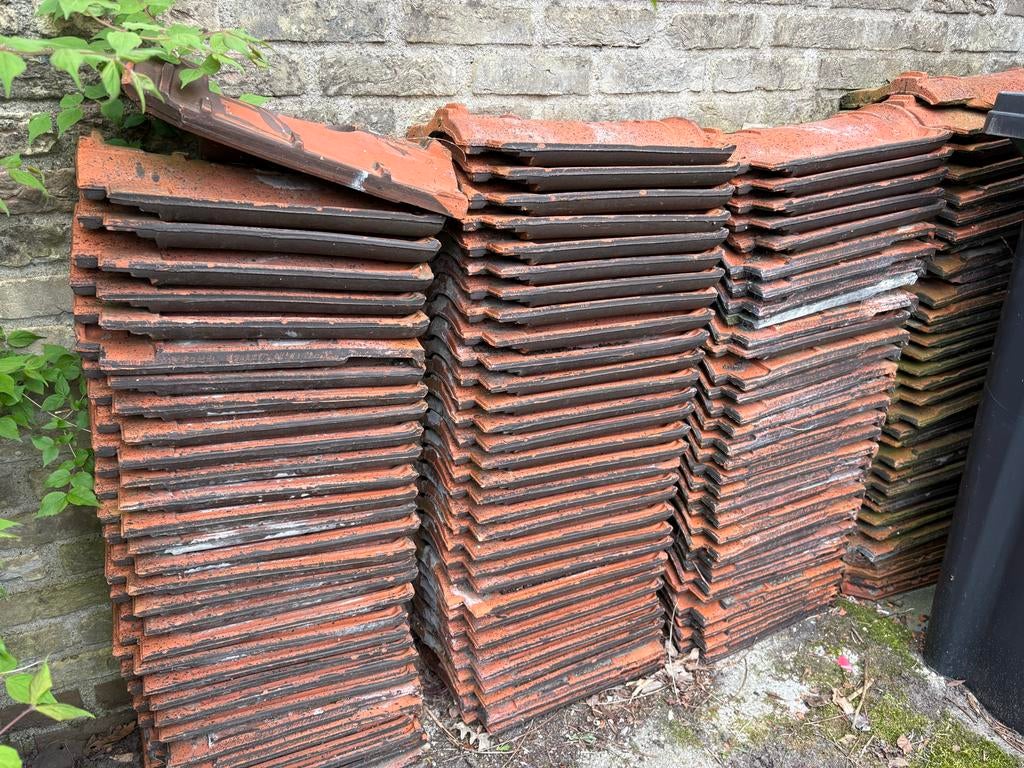 Gratis ouderwetse dakpannen op te halen, Gebruikt, Steen of Klei, Ophalen of Verzenden, Minder dan 5 m²