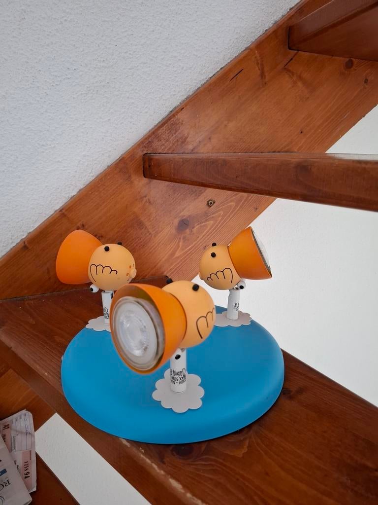 Plafondlamp kinderkamer met 3 spotjes, Ophalen of Verzenden