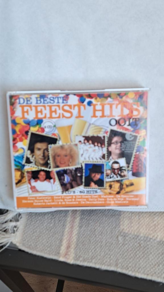 3 cd box  de beste Feest Hits, Cd's en Dvd's, Cd's | Verzamelalbums, Zo goed als nieuw, Boxset, Ophalen of Verzenden