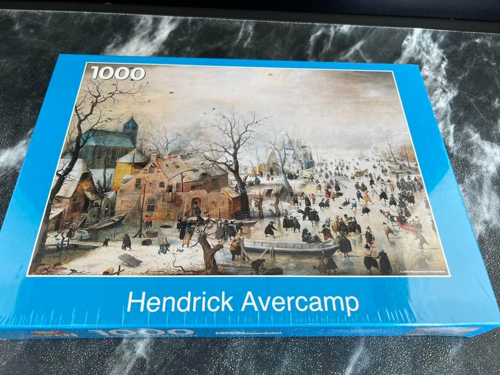 Nieuw in seal Museum puzzel 1000 stukjes Hendrick Avercamp, Ophalen of Verzenden, 500 t/m 1500 stukjes, Zo goed als nieuw