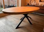 Ovale eettafel, Huis en Inrichting, Ophalen, 100 tot 150 cm, 200 cm of meer, Zo goed als nieuw