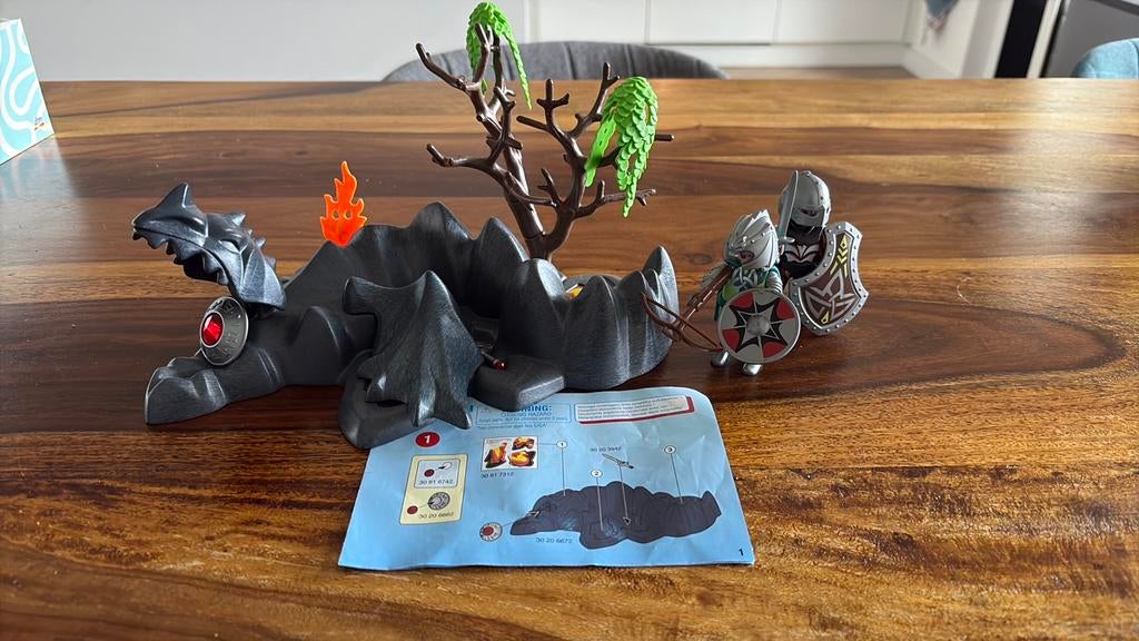 Playmobil 4147 drakenridders, Kinderen en Baby's, Speelgoed | Playmobil, Ophalen of Verzenden, Zo goed als nieuw