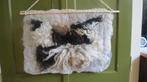 Fleurig wandkleed, hand gevilt, diverse wol soorten,70x47cm, Verzenden, Nieuw