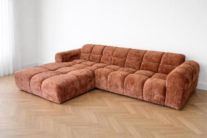 TOPBANKEN OUTLET BOXTEL, Huis en Inrichting, Banken | Bankstellen, Nieuw, Hoekbank, Vierpersoons of meer, Minder dan 150 cm, Stof