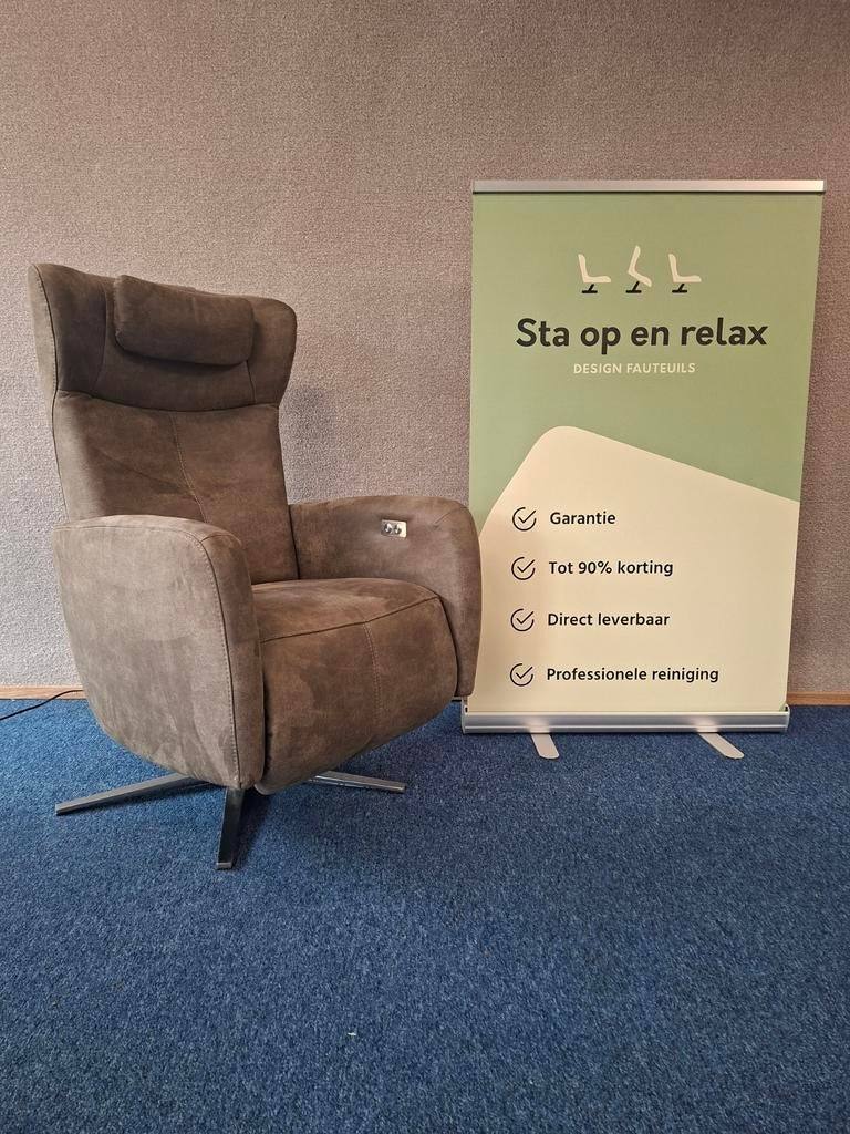 Sta op relax fauteuil velderhof Sorisso 1j oud extra luxe !, Minder dan 75 cm, Hoofdstraat 60 Schijndel, Ophalen of Verzenden