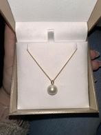 Edison Zoetwaterparel Hanger – 14K Goud – Grote Parel 11mm, Ophalen of Verzenden, Nieuw, Goud, Goud