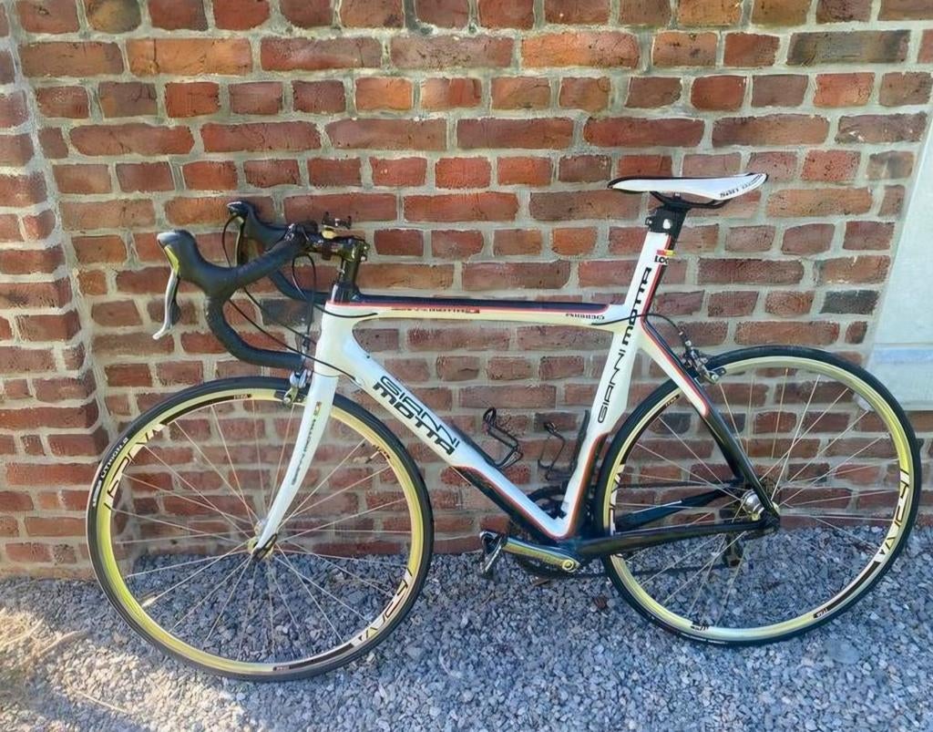 Gianni Motta Rigida Volledig Carbon Racefiets, Overige merken, 28 inch, Gebruikt, Carbon