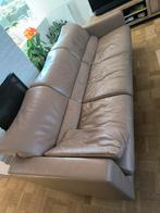 Jori lederen bank - 3 tot 5 zits, Huis en Inrichting, Banken | Bankstellen, Ophalen, Gebruikt, Design, Rechte bank