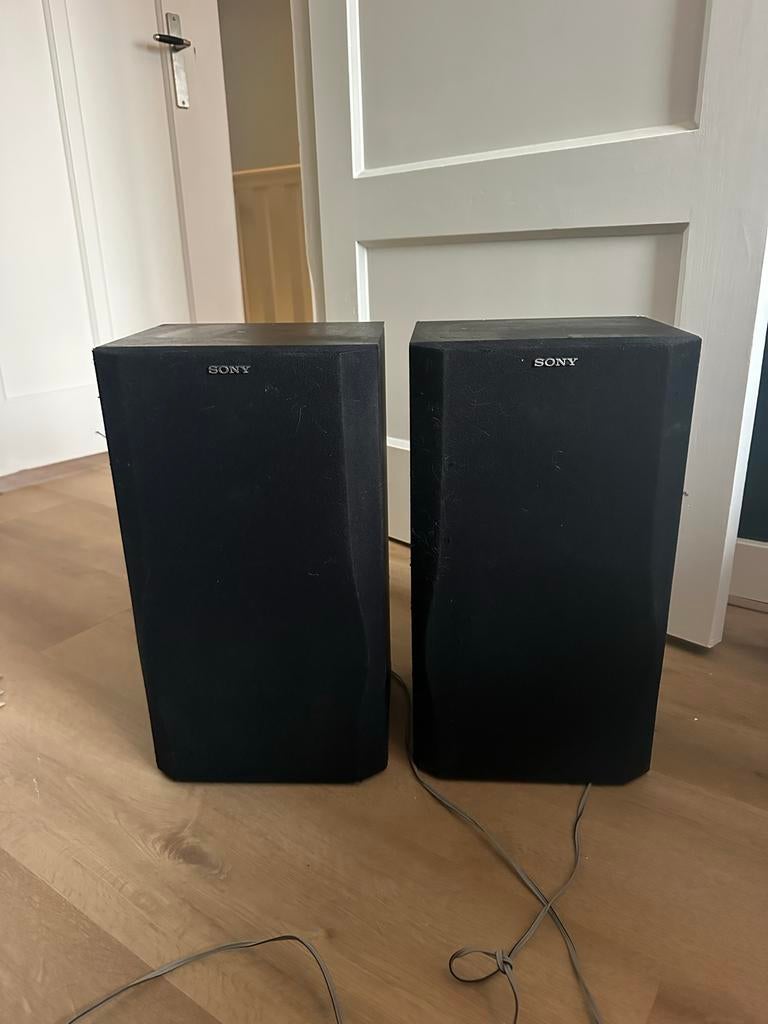 Sony luidsprekers set - goed geluid - stereo speakers, Audio, Tv en Foto, Luidsprekers, Ophalen, Gebruikt, Sony, Minder dan 60 watt
