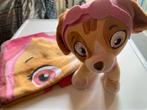 Paw Patrol Skye knuffel met handdoek, Ophalen of Verzenden, Zo goed als nieuw, Overige typen