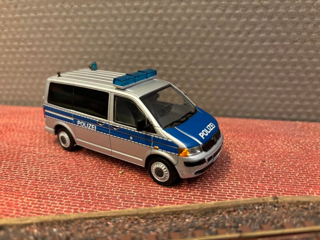 Wsi transporter Polizei, Ophalen of Verzenden, Zo goed als nieuw, Bus of Vrachtwagen, Wsi