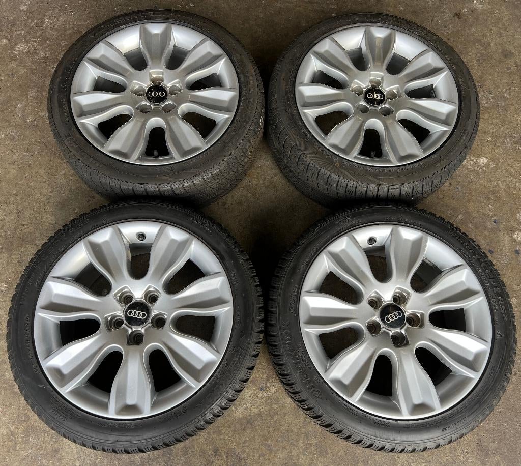 5x100 16 inch Audi A1, Volkswagen Polo Velgen + Winterbanden, Ophalen, Gebruikt, 16 inch, Banden en Velgen