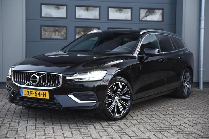 Volvo V60 2.0 T6 Recharge AWD Inscription Trekhaak - Leder, Auto's, Volvo, Bedrijf, Te koop, V60, 4x4, ABS, Achteruitrijcamera