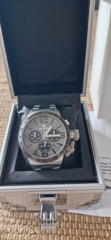 TW Steel horloge 3x, Sieraden, Tassen en Uiterlijk, Horloges | Heren, Zo goed als nieuw, Polshorloge, Overige merken, Staal, Staal